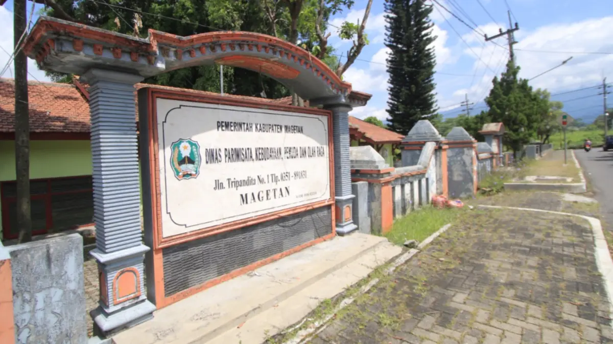 Bangunan eks kantor disparbud di Jalan Tripandita direncanakan direhabilitasi untuk kantor Bakesbangpol. AJI PUTRA/RADAR MAGETAN