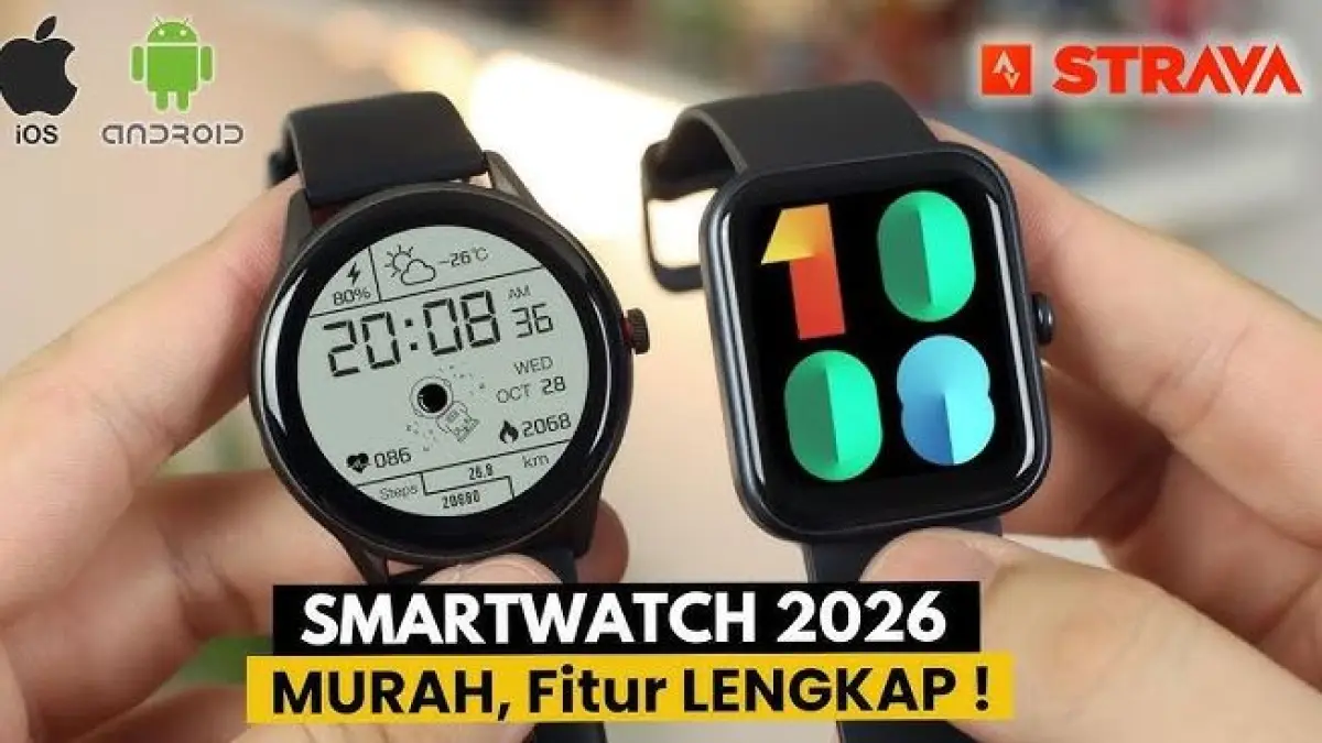 Ilustrasi Smartwatch Terbaik di Bawah 1 Jutaan 2026