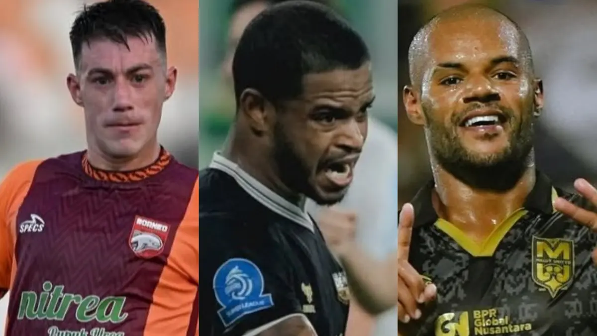 DARI KIRI: Mariano Peralta, Alex Martins dan David da Silva. (kolase)