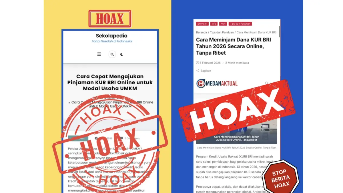 WASPADA PENIPUAN: BRI mengingatkan masyarakat agar tidak mudah percaya penawaran KUR melalui tautan tidak resmi dan menjaga data pribadi.