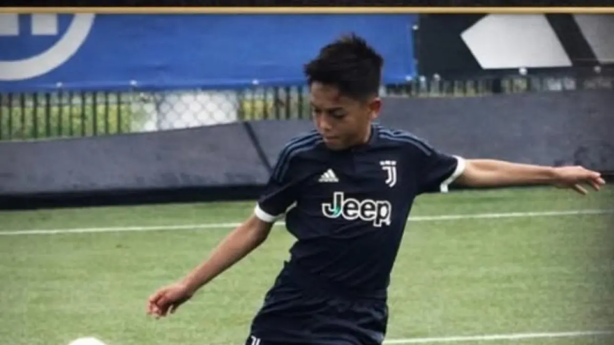 Matteo Ligato penyerang Juventus U13 yang berdarah Indonesia.