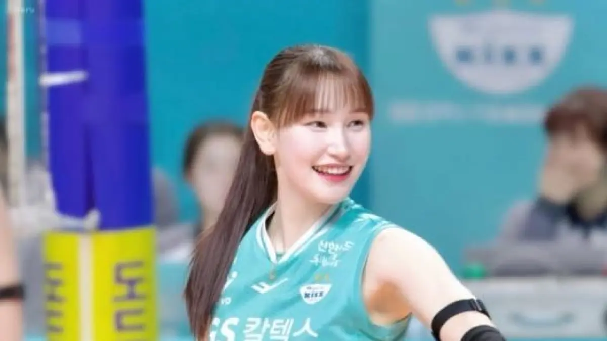 Setter GS Caltex, Ahn Hye-jin, disanksi KOVO usai kedapatan mengemudi dalam kondisi mabuk. (INSTAGRAM)