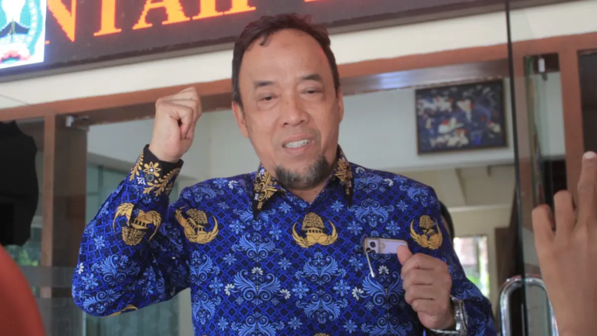 Wakil Bupati Magetan, Suyatni Priasmoro menjelaskan tentang progres penyaluran dana RT. AJI PUTRA/RADAR MAGETAN