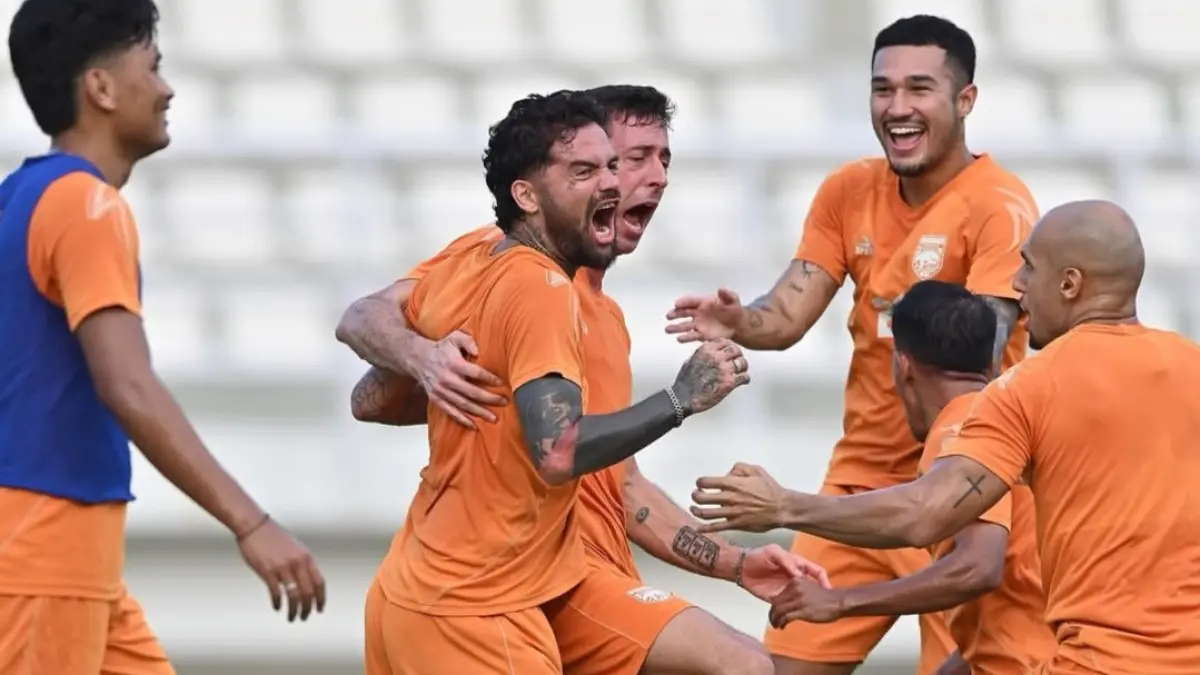 REVANS: Borneo FC wajib menang saat menjamu Persita Tangerang pada pekan ke-31 hari Selasa (5/5). (IG @borneofc.id)