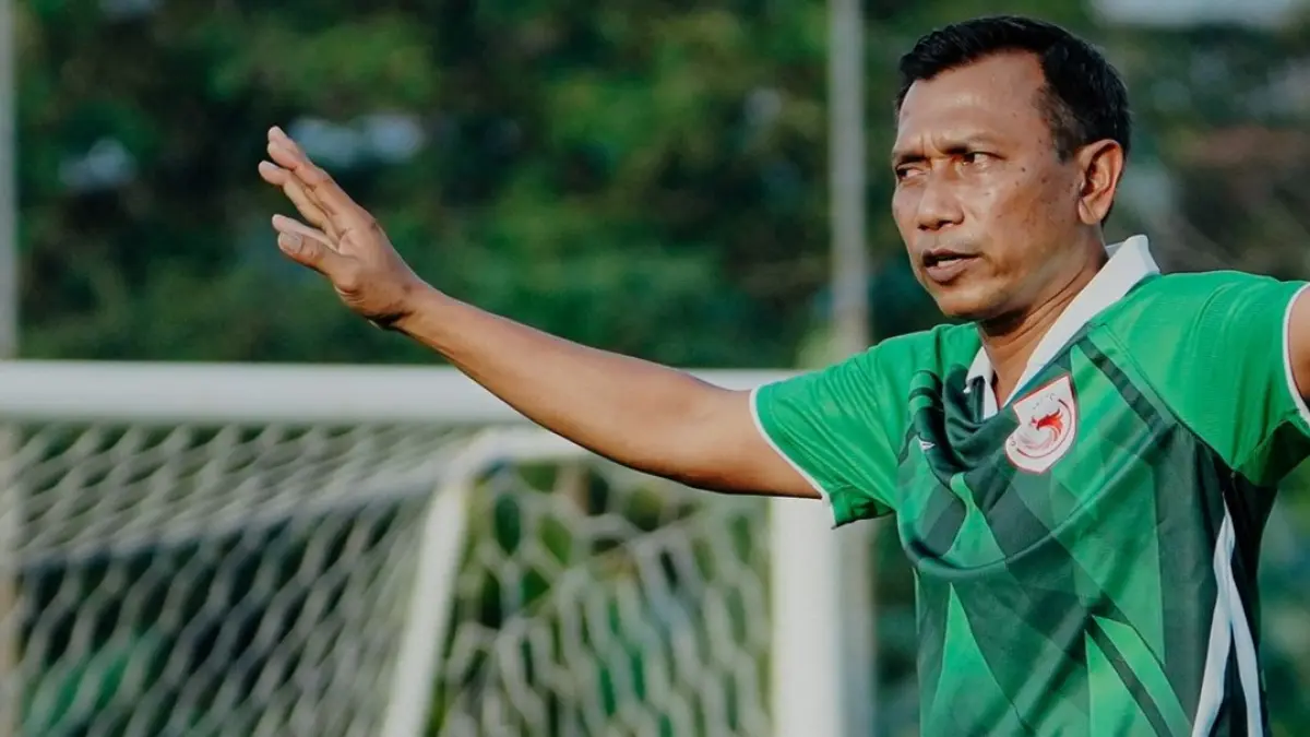 Pelatih Garudayaksa FC Widodo Cahyono Putro. (IG @garudayaksafc.official)