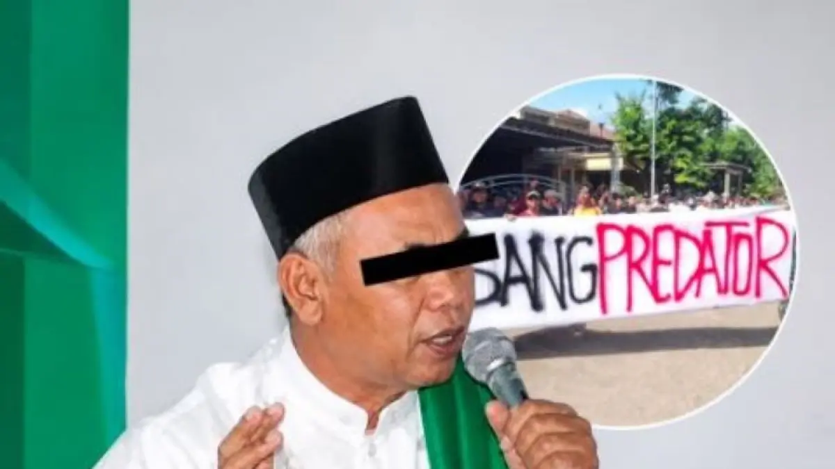 Ashari bin Karsana alias AS, pendiri sekaligus pengasuh Ponpes Ndolo Kusumo Pati, ditangkap terkait kasus pencabulan puluhan santri. (INSTAGRAM)