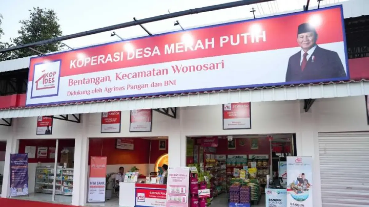 Ilustrasi Koperasi Merah Putih (Metro)