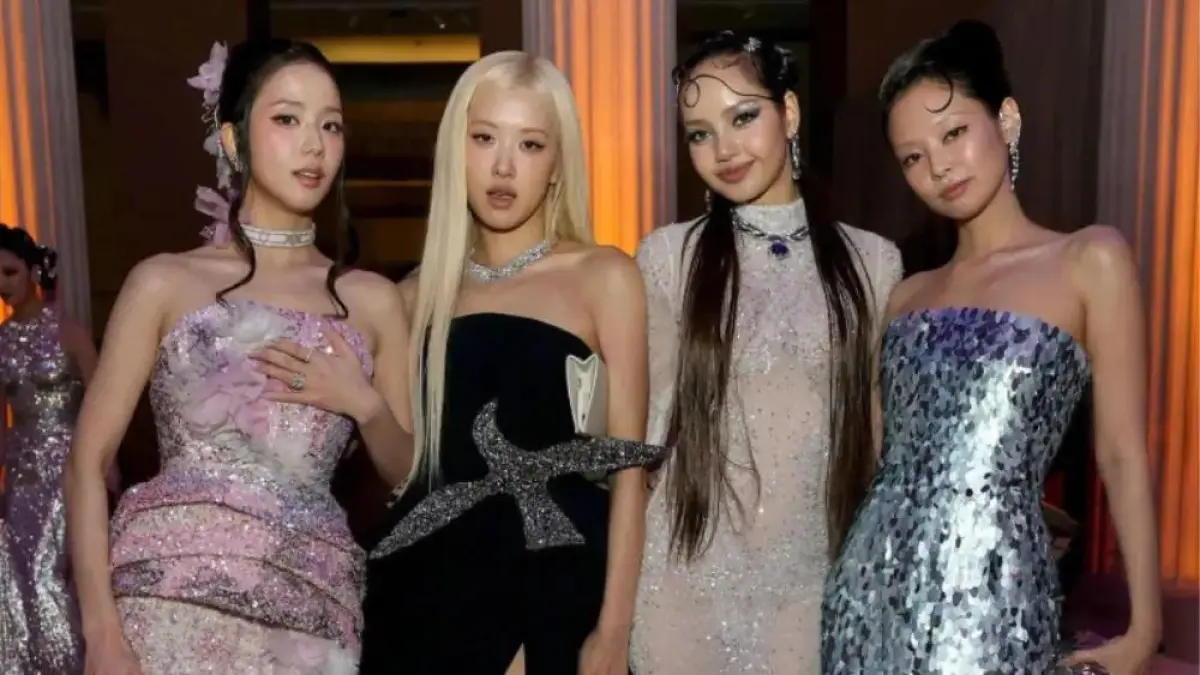 Penampilan BLACKPINK di Met Gala 2026.  Instagram.com/metgalaofficial_