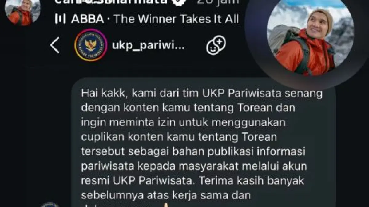 Viral percakapan UKP dengan konten kreator beredar di media sosial. (CAPTURE)