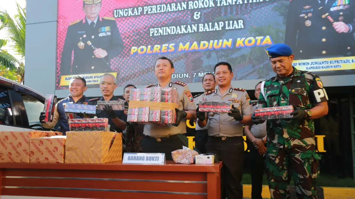 3,1 Juta Batang Rokok Ilegal Digagalkan di Tol Kertosono–Ngawi, Dua ...