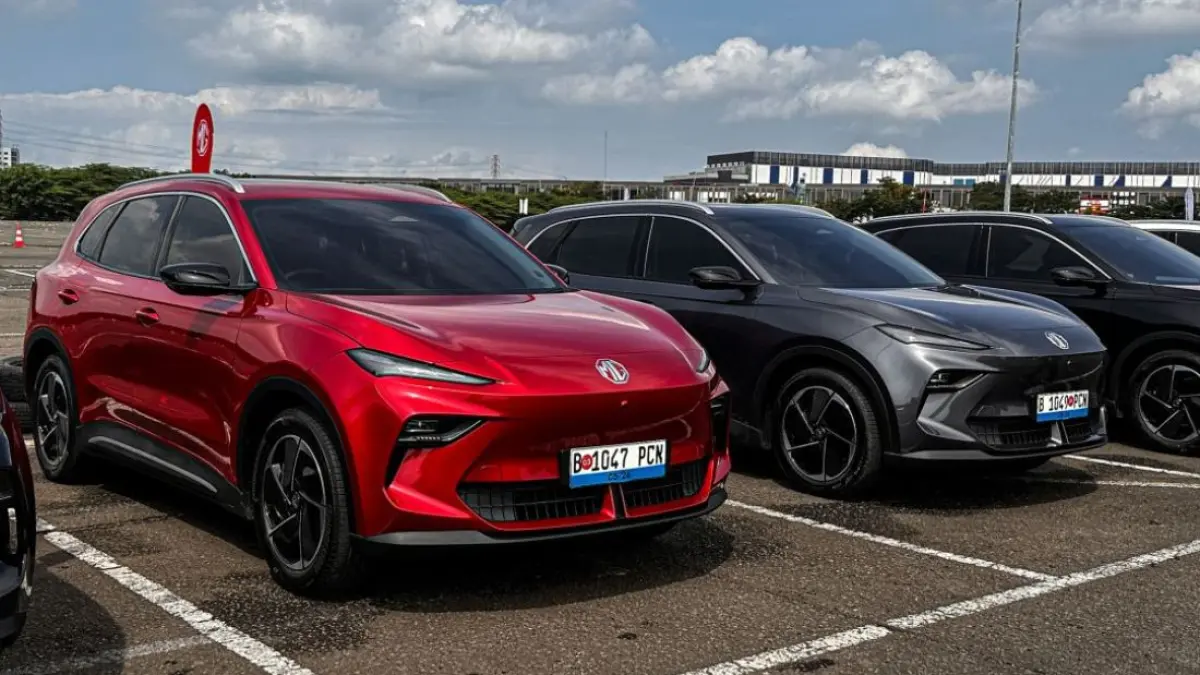 Mobil listrik baru, MG S5 EV. (ANTARA)