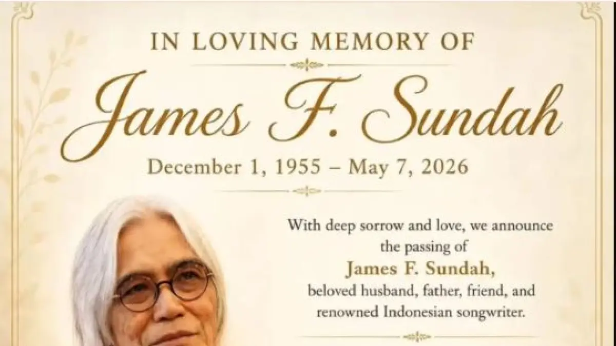 Selamat jalan James F. Sundah, pencipta lagu “Lilin-Lilin Kecil” yang karya dan perjuangannya akan terus hidup di dunia musik Indonesia.