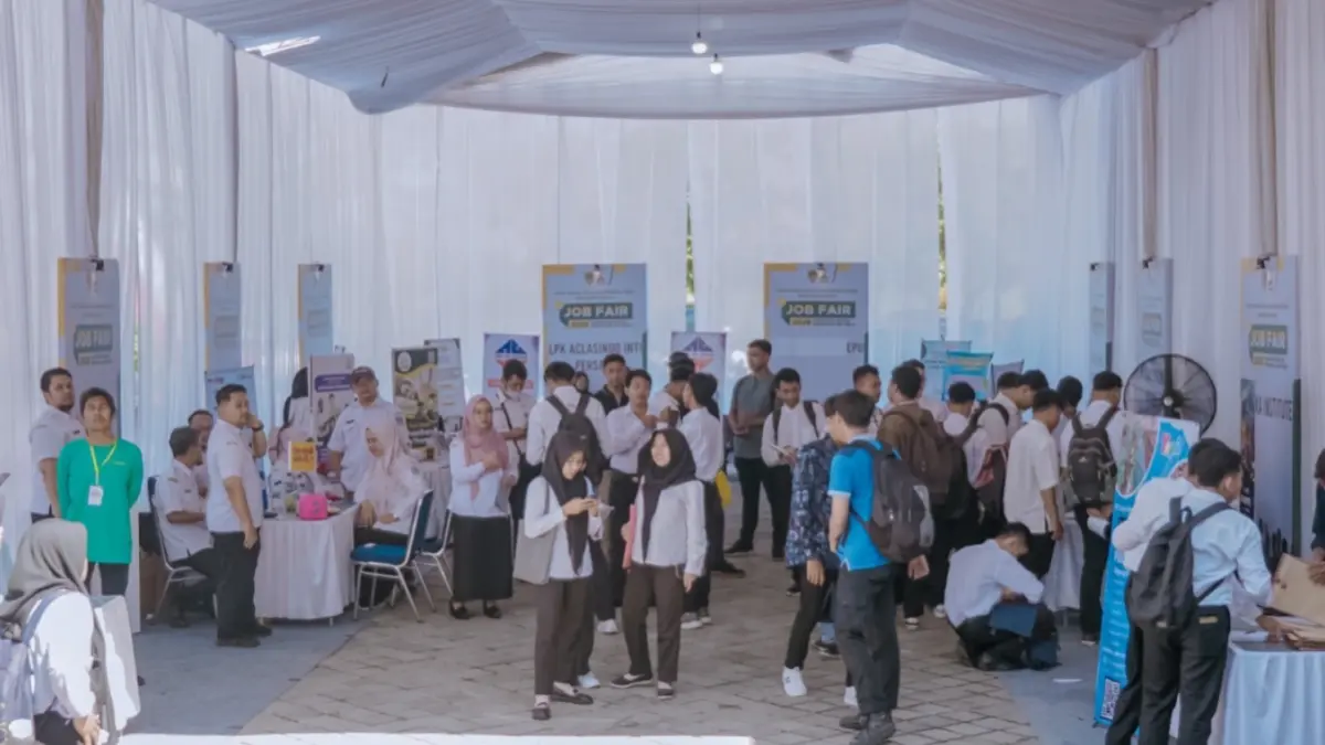 Pemkab Madiun kembali menggelar Job Fair 2026 dengan menyediakan lebih dari 6 ribu lowongan kerja dari puluhan perusahaan. DOK: JAWA POS RADAR MADIUN