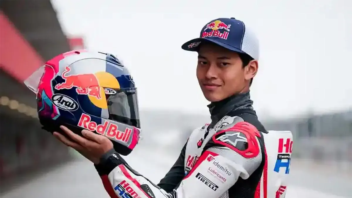 Veda Ega Pratama berhasil menembus posisi lima besar klasemen sementara Moto3. 