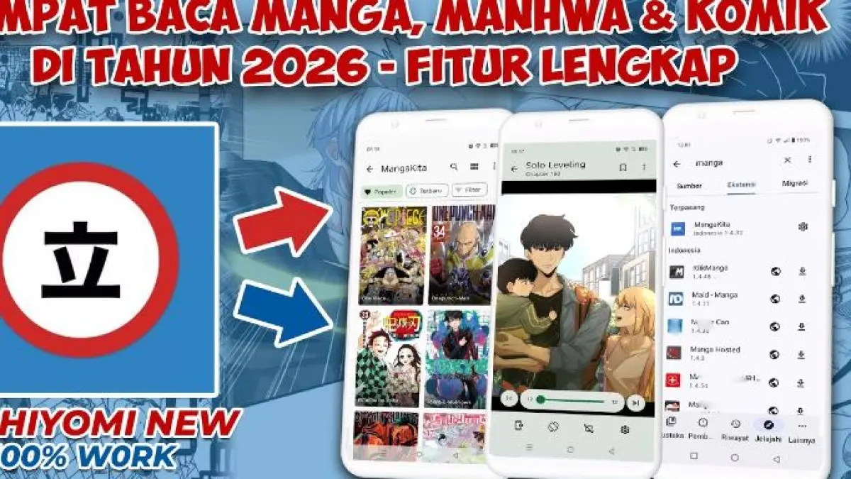 Aplikasi Baca Komik Bahasa Indonesia Terbaik 2026