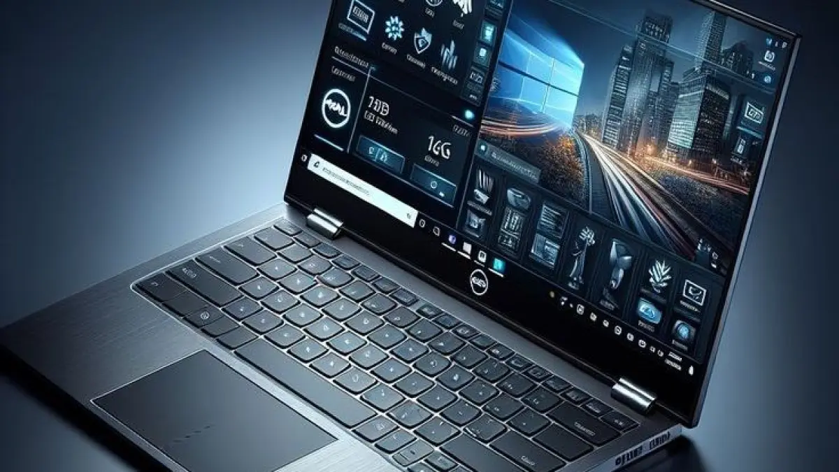 Ilustrasi laptop cepat panas. 