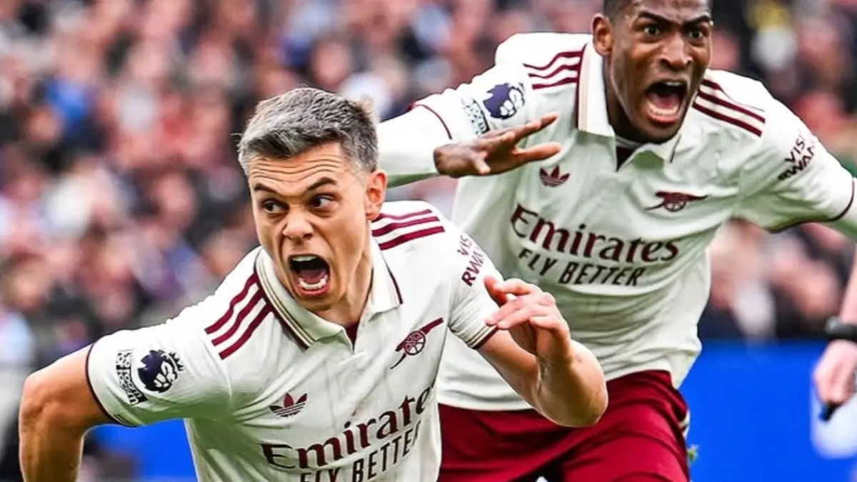 Leandro Trossard menjelma jadi salah satu pemain kunci bagi Arsenal musim ini. (INSTAGRAM)
