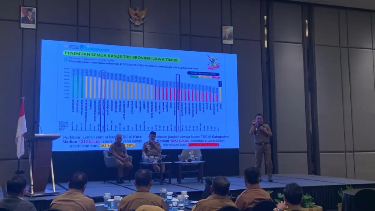 Pemkab Madiun mempercepat penanganan TBC setelah capaian penemuan kasus masih masuk kategori zona merah. LODITYA FERNANDES/JAWA POS RADAR MADIUN