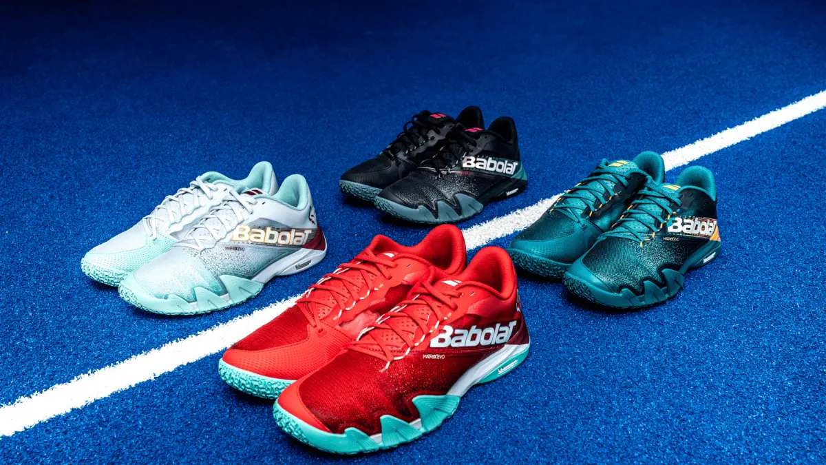 Babolat Jet Premura 2 Juan Lebron 2025 menjadi salah satu sepatu padel premium. 