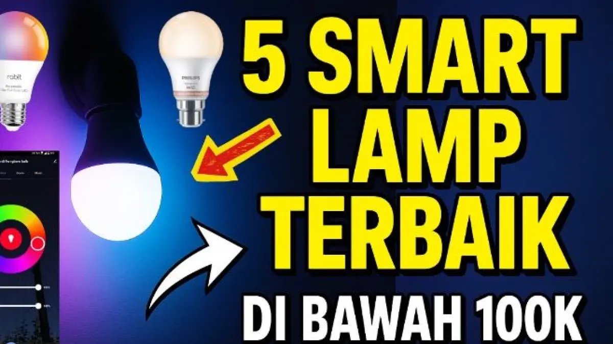 Ilustrasi rekomendasi lampu pintar terbaik 2026. 