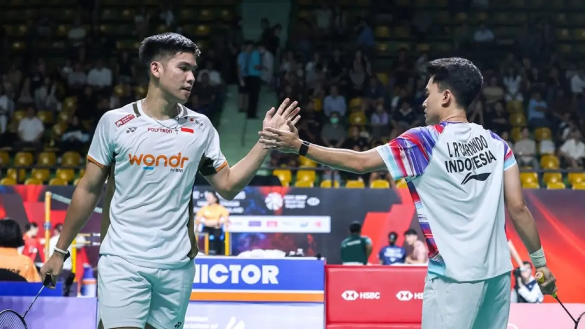 Leo/Daniel lolos ke final. (PBSI)