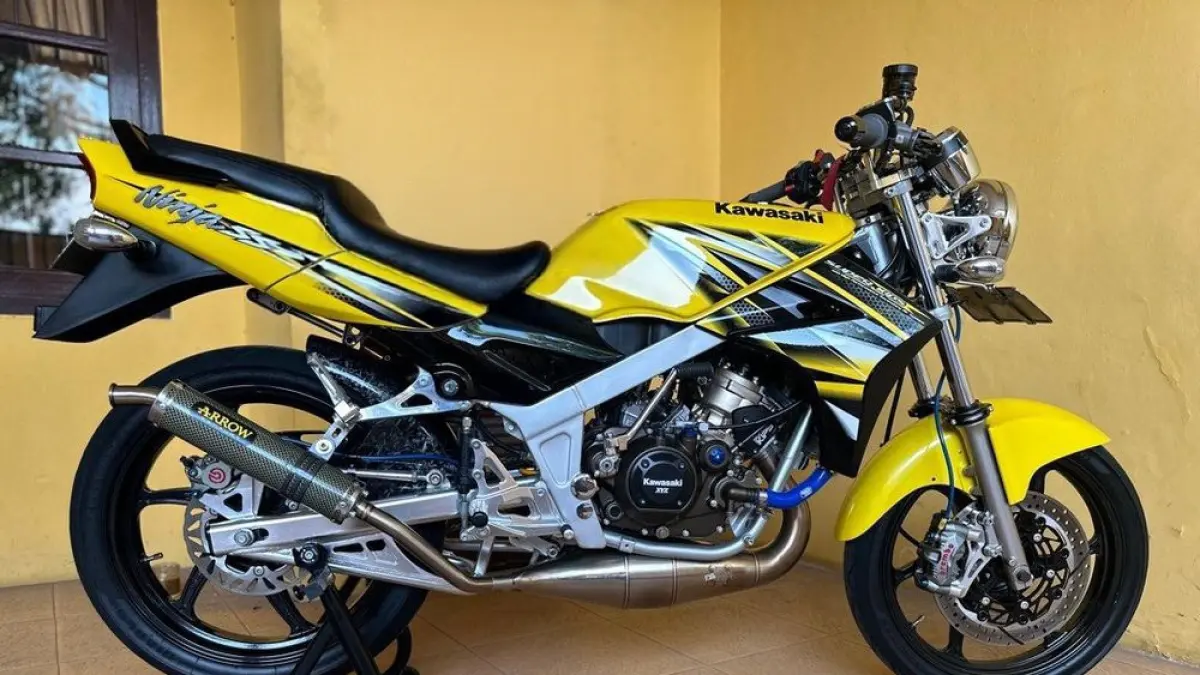 Ninja SS warna kuning sangat langka dan menjadi buruan para kolektor. 