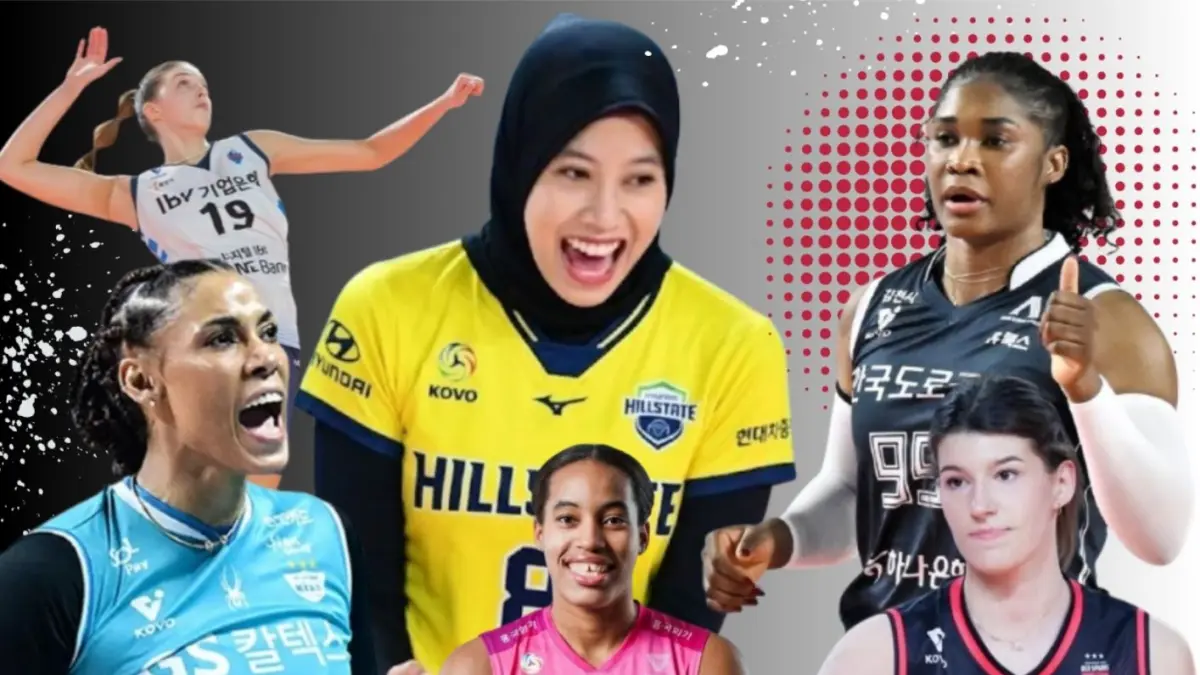 Enam opposite utama V-League musim ini.