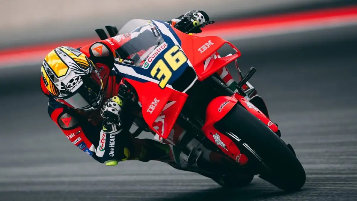 Joan Mir batal podium. (Honda HRC Castrol)