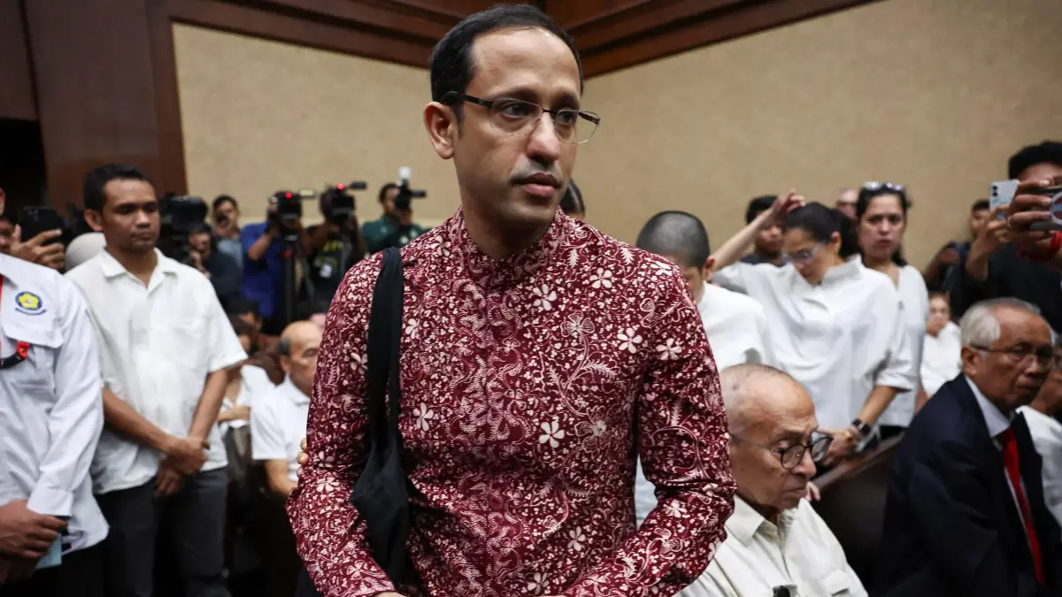 Potret Nadiem Makarim Mantan Menteri Pendidikan RI (reuters)