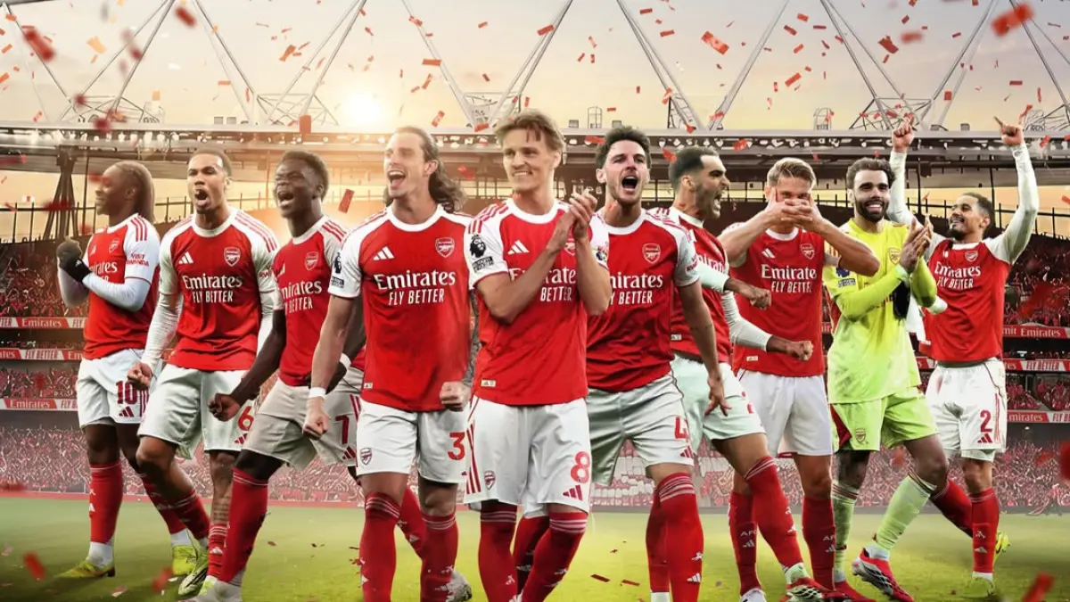 Arsenal akhiri penantian 22 tahun. 