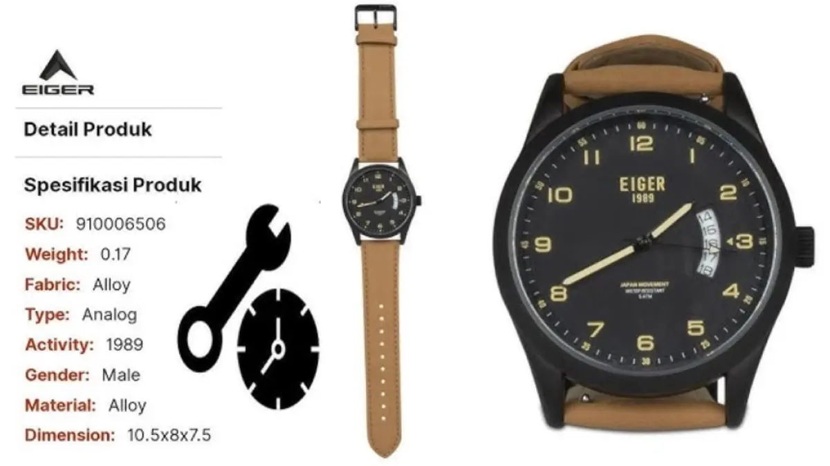 Jam tangan Eiger Verdon-Law