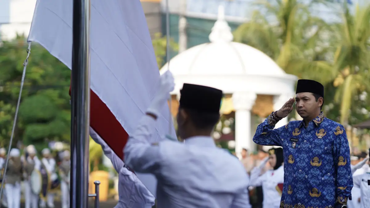 Plt Wali Kota Madiun F Bagus Panuntun mengajak generasi muda terus berinovasi dalam momentum Hari Kebangkitan Nasional 2026. FOTO: DISKOMINFO KOTA MADIUN