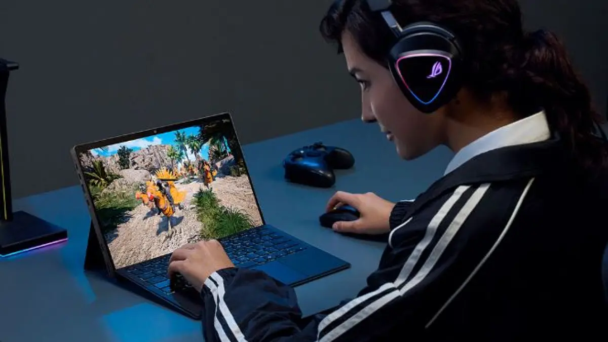 Laptop Tipis vs Laptop Gaming. (ILUSTRASI/ASUS)