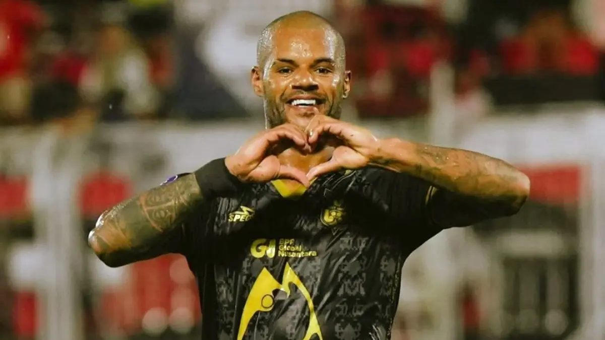 TOP SKOR: Penyerang Malut United David da Silva menjadi kandidat terkuat peraih sepatu emas BRI Super League musim ini. (IG @davidasilva14)