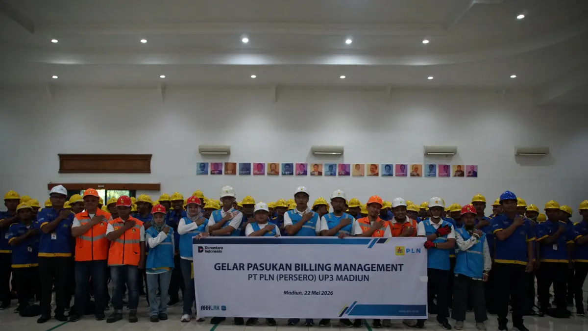 Gelar Pasukan Billing Management PLN UP3 Madiun.