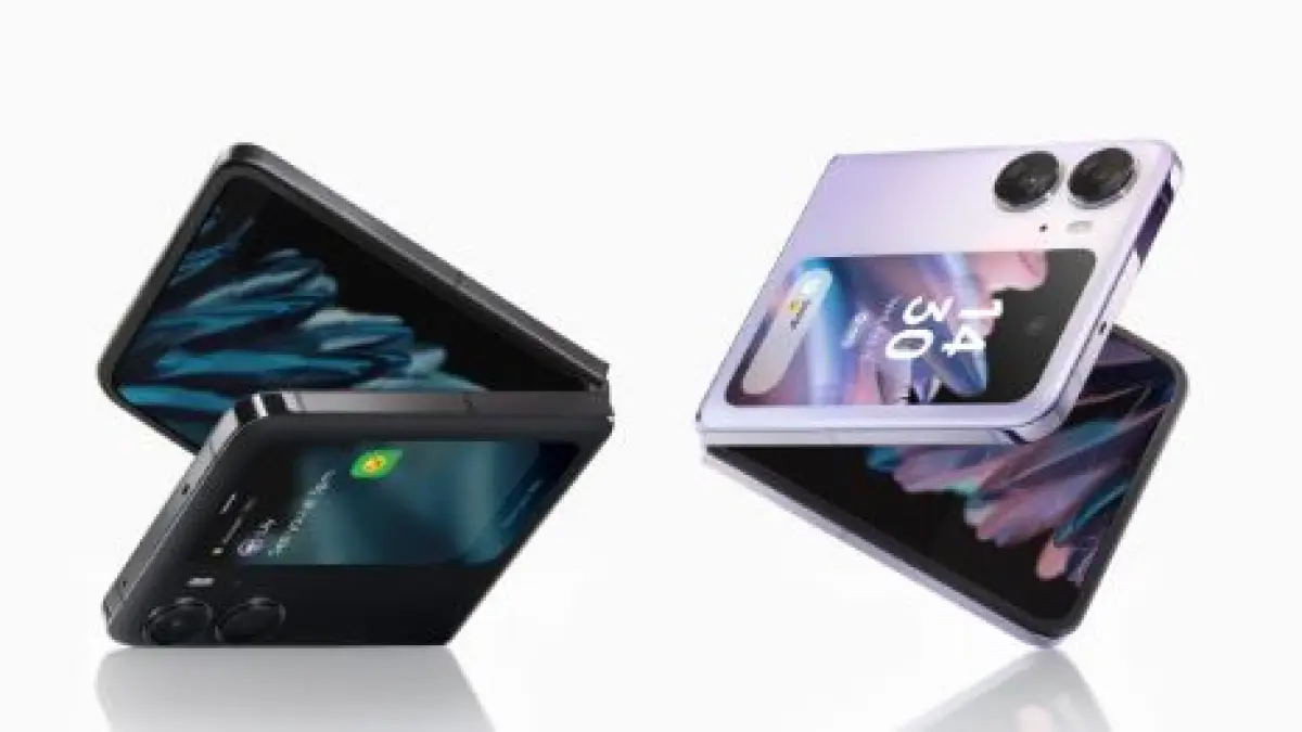 Ilustrasi HP lipat. 