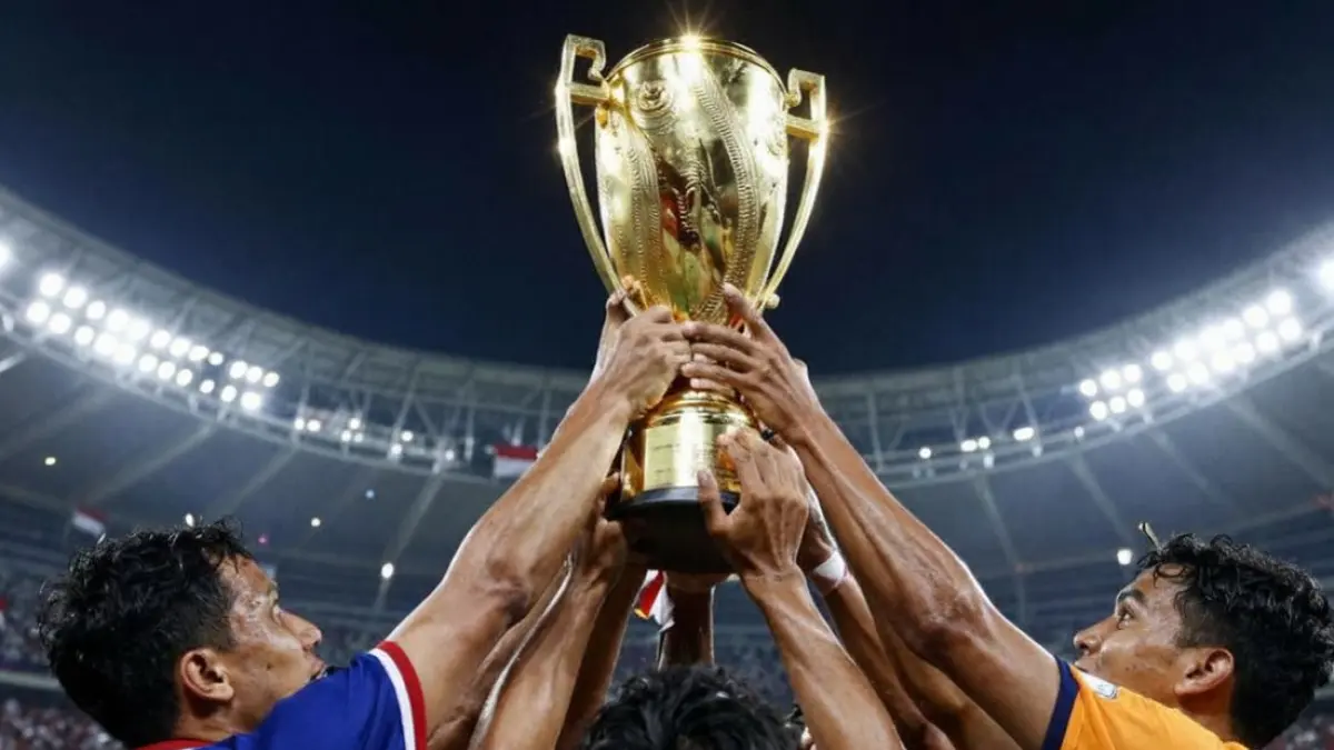 Ilustrasi League Cup atau Piala Liga yang akan digelar musim depan bersamaan dengan BRI Super League. (RADAR MADIUN)