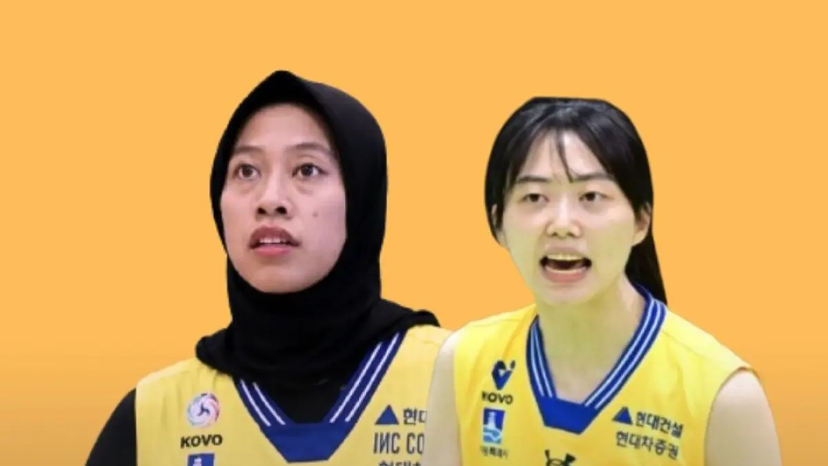 Megawati Hangestri dan Kim Da In.