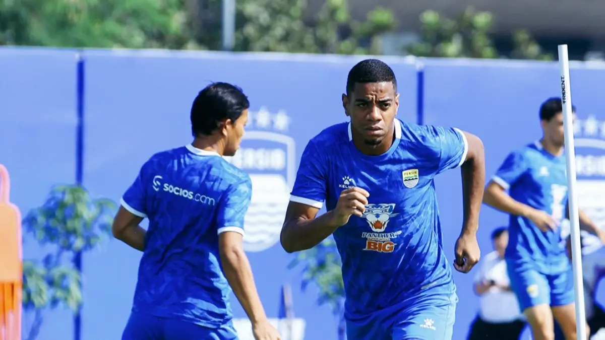 Skuad Persib saat latihan. (Instagram Persib)