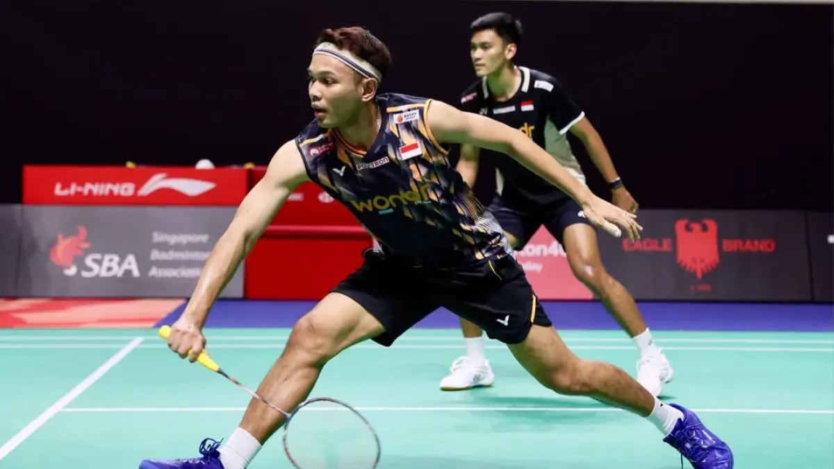 Fajar/Fikri lolos ke perempat final. (PBSI)
