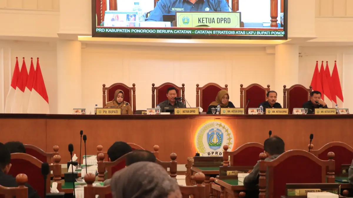 ASPIRASI RAKYAT: DPRD Ponorogo menyiapkan enam propemperda untuk tahun 2026. 