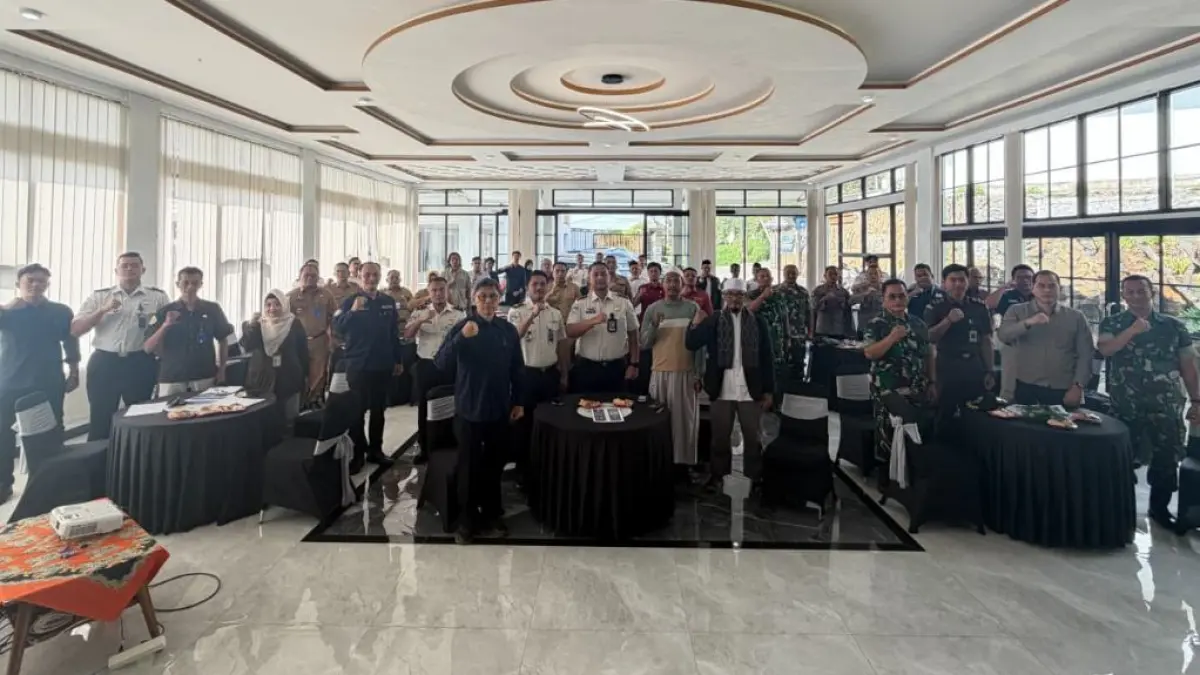 Kantor Imigrasi Kelas II Non TPI Madiun menggelar rapat Timpora di Magetan.