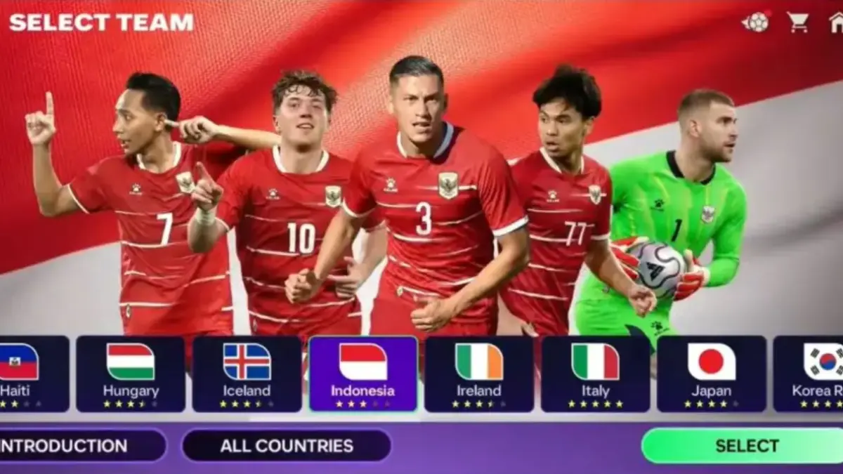 Timnas Indonesia bisa dimainkan di game esports EA FC 26.