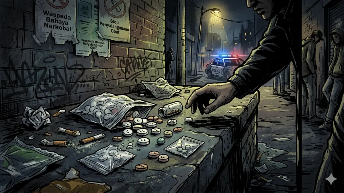 Satresnarkoba Polres Pacitan mengamankan dua tersangka kasus peredaran obat keras berbahaya yang diduga memperoleh pasokan melalui transaksi online. FOTO: ILUSTRASI JAWA POS RADAR PACITAN