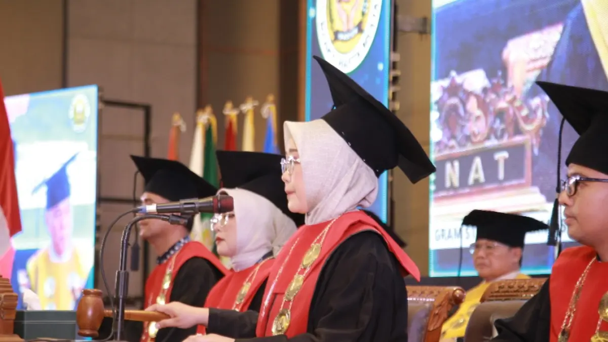 Universitas Bhakti Hasta Mulia (UBHM) mewisuda 285 orang dalam Wisuda ke-18 Gelombang I, Sabtu (30/5).