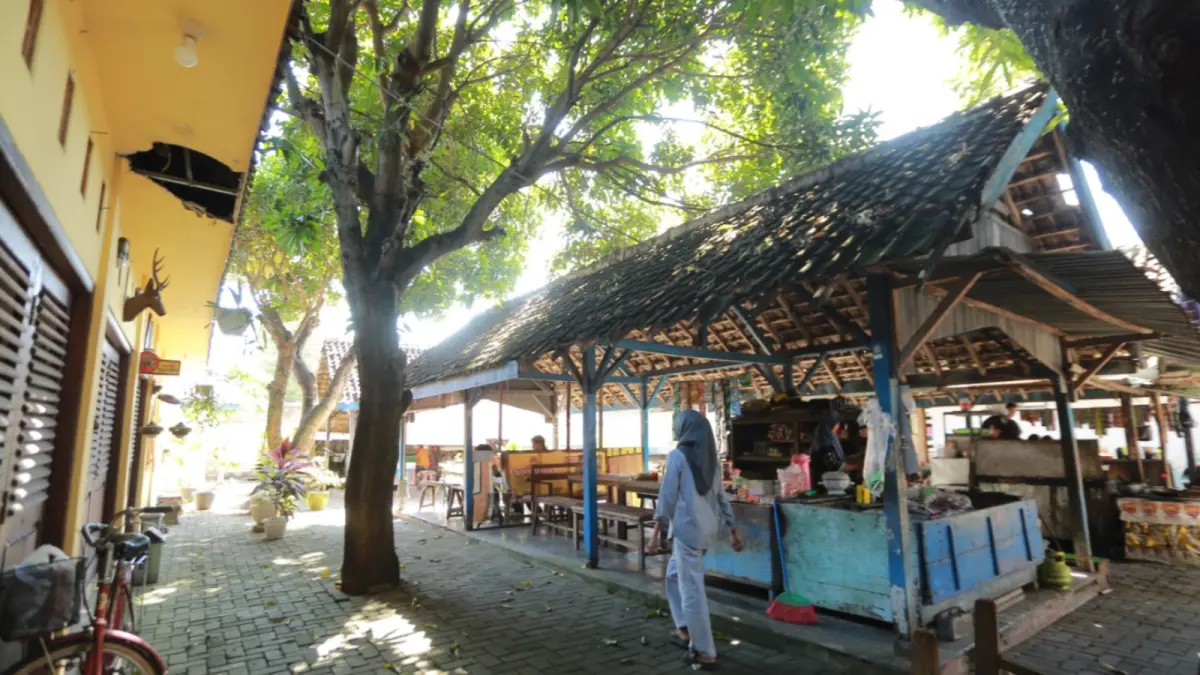Pasar Mojorejo atau Pasar Templek di Kota Madiun akan direvitalisasi tahun ini. BAGAS BIMANTARA/JAWA POS RADAR MADIUN