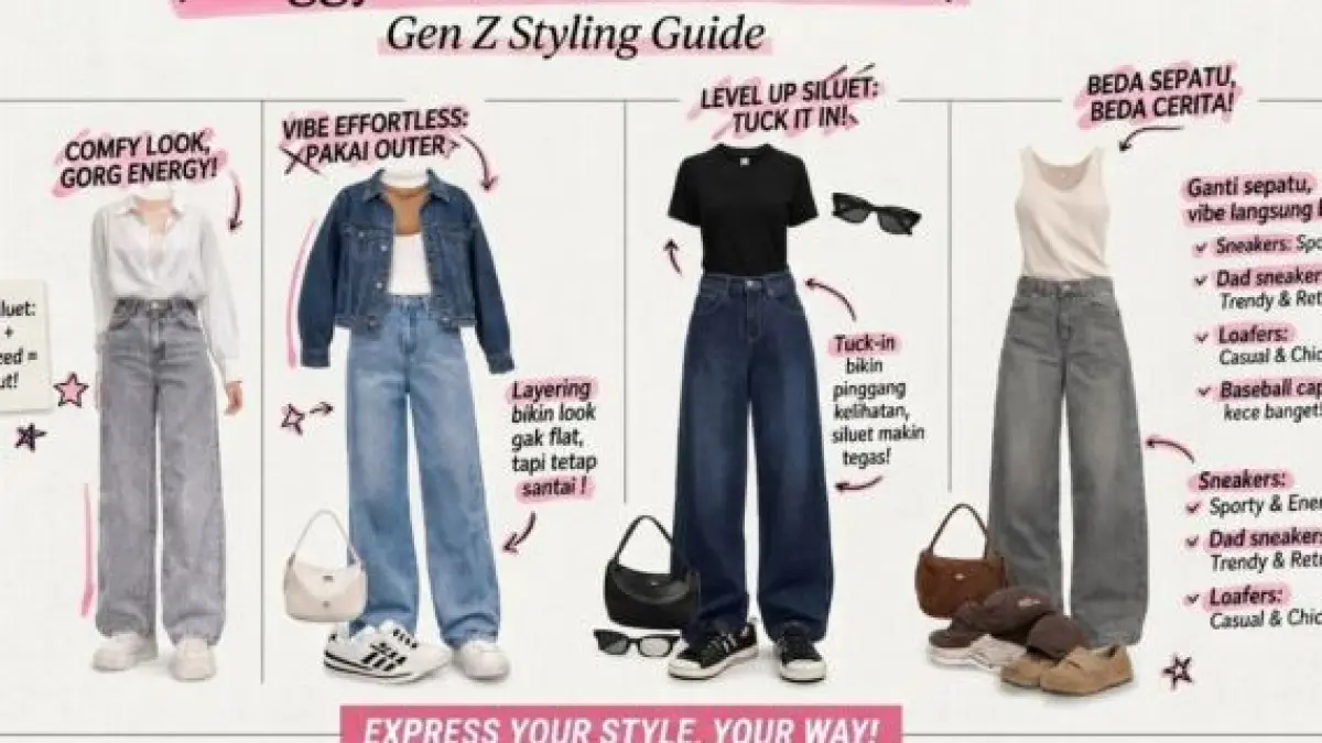 Tren Baggy dan Barrel Jeans
