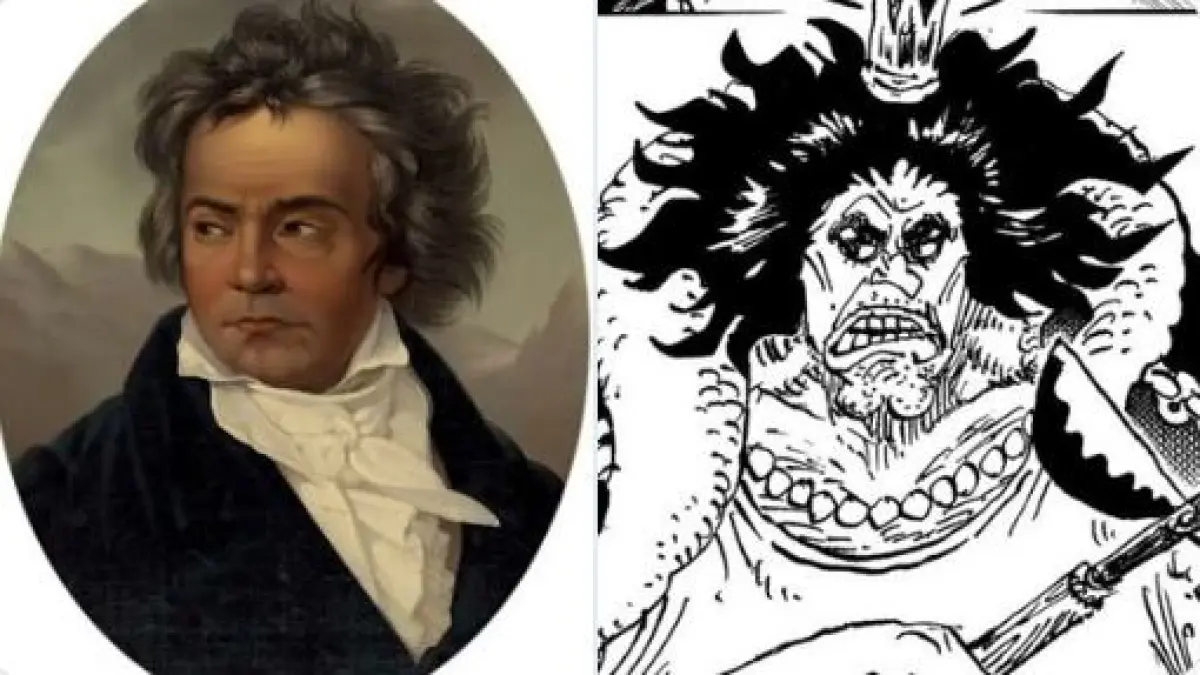 Ilustrasi teori One Piece tentang Raja Leuven terinspirasi Beethoven.