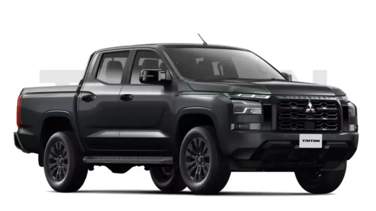 Tampilan mobil double cabin Mitsubishi Triton.
