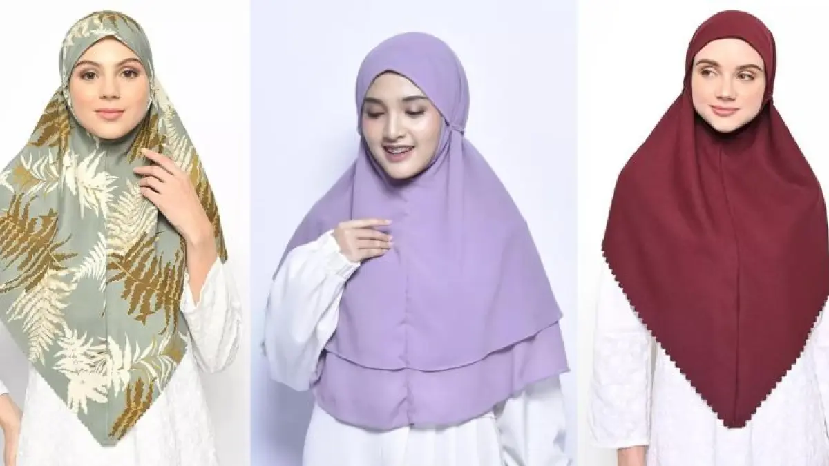 Ilustrasi rekomendasi hijab bergo. (pinterest)